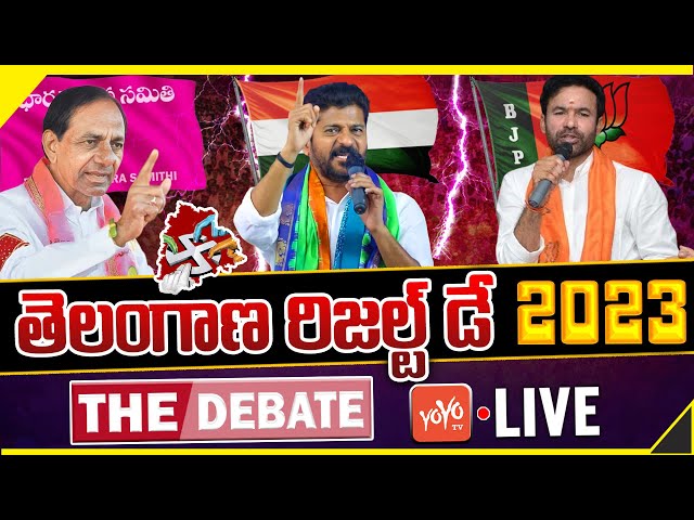 Telangana Election Results 2023 LIVE | Telangana Assembly Results LIVE | TS Elections | YOYO TV class=