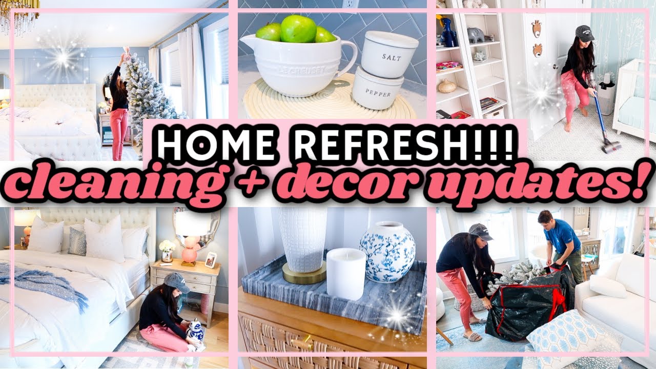 *NEW* 2022 ULTIMATE HOME REFRESH! UN DECORATE + CLEAN WITH ME! WHOLE HOUSE CLEANING MOTIVATION!