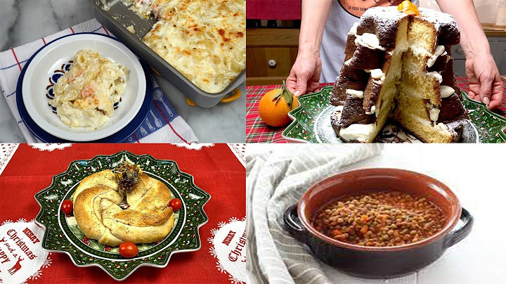 RACCOLTA Menù di Natale 4 ricette Facili #natale