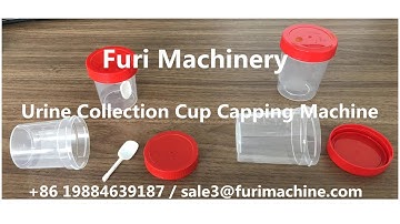 Automatic Cap Assembly Sterile Urine Specimen Collection Cup Capping Machine