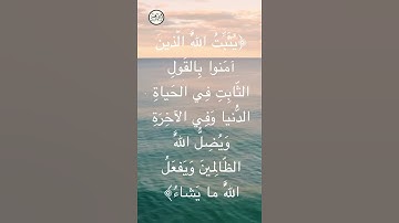 راحة نفسية 🌹حالات واتس اب دينية مؤثرة بصوت جميل 🌿سورة إبراهيم Quran Status ⚘️ ♥️