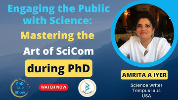 Transition from PhD to Science Communication | Science Writing | Tempus Labs | USA | Amrita Iyer