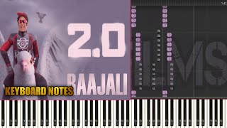 2.0 Raajali  How to Play Keyboard Notes Piano Cover #arrahman