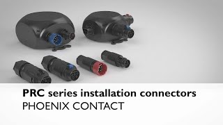 Plastic circular connectors of the PRC series for extreme conditions