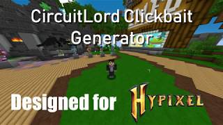 The CircuitLord Clickbait Generator V1!