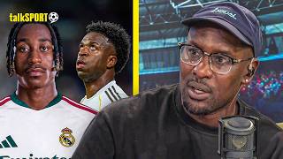 Carlton Cole DETAILS how Yan Diomande & Vinicius Jr can work TOGETHER at Real Madrid screenshot 2