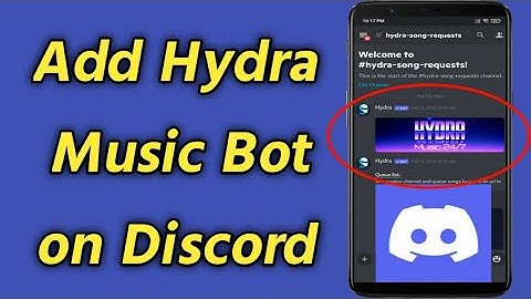 How to Add Hydra Music Bot in Discord Server | Setup Discord Hydra Bot