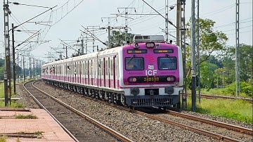Old Vs New | Unique Model EMU Local At Howrah Barddhaman Chord Line 💜