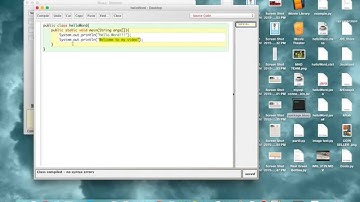 Running First Java Program Hello Word