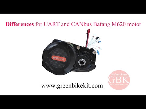 Difference for Bafang M620 UART and CANbus motor