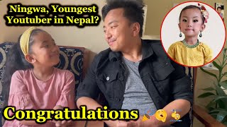 Congratulations! Daughter Ningwa starts earning at the age of 8 years! One of the Youngest Youtubers