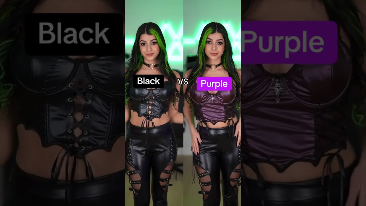 which one? 🤔 #foryou #gothclub #fashion #helpmemakethismakesense #trending #emo #leather #goth #fyp