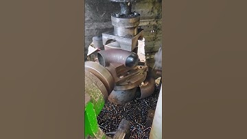 The beveling process of a U shaped pipe- Good tools and machinery make work easy