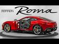 Ferrari Roma Sound, Interior and Exterior - Rosso Fuoco