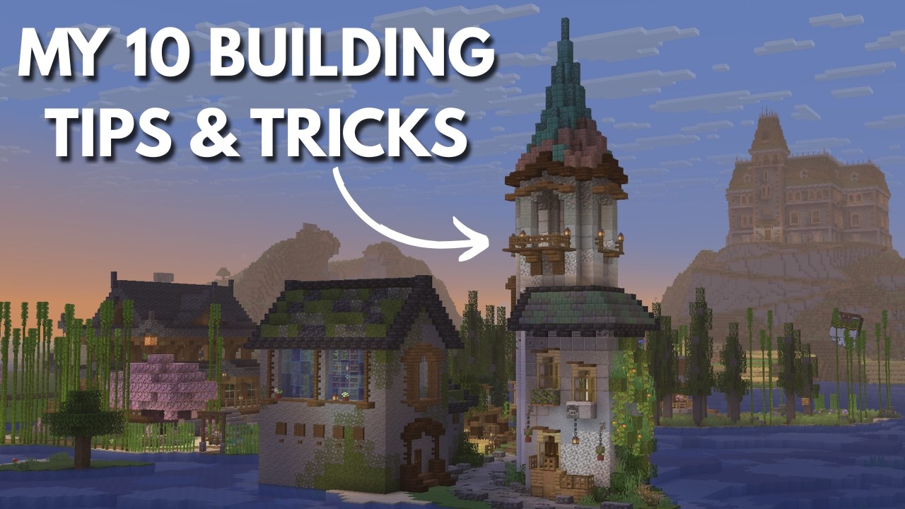 Minecraft Java Edition Building Tips 10 Unique Tricks to Improve Your Building in Minecraft - YouTube