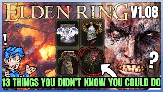 13 New Secrets You Didn't Know About in Elden Ring - BIG New Boss Discovery & More - Tips & Tricks!