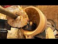 Interesting Wood Lathe // Carpenter's Art - Small But Very Delicate Object