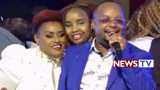 💘💘💘WOW! WOW! MUIGAI WA NJOROGE WITH HIS 2 WIVES GRAND ENTRANCE INTO THIKA STADIUM,,SHOW LOVE💘💘💘