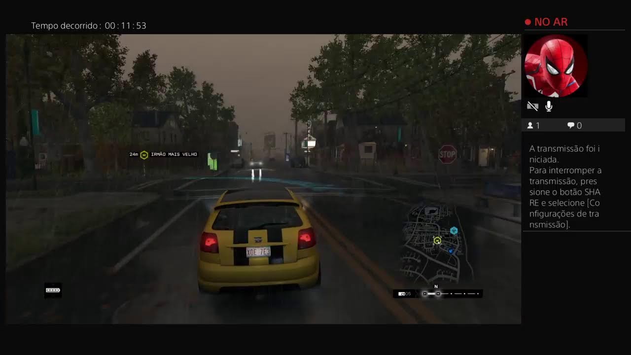 JOGANDO  WATCH DOGS PS4 !!