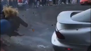 PEOPLE GETTING HIT BY CARS DOING DONUTS ( COMPILATION ) ‼️‼️