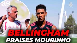 JUDE BELLINGHAM praises MOURINHO on his return to Real Madrid training