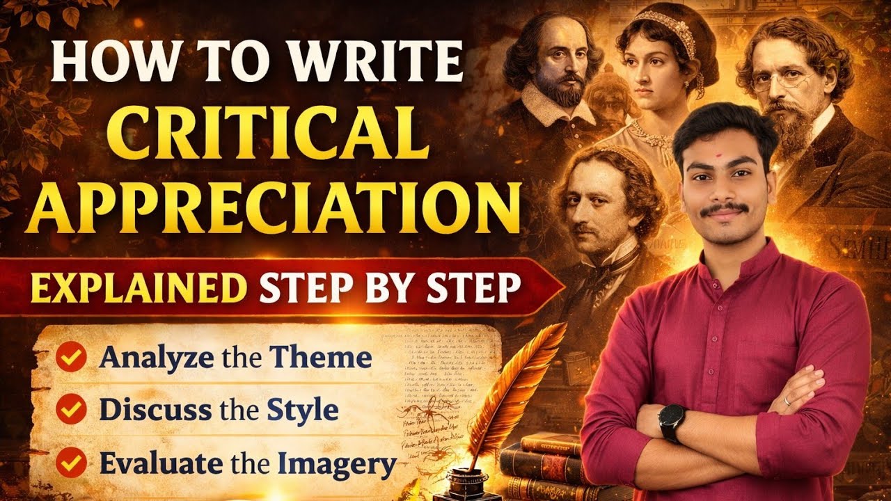How to write Critical Appreciation | SEC-2 / SEC-B2 (Academic Writing ...