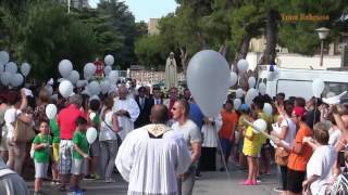 Trani - Arrivo Dellimmagine Pellegrina Della Madonna Di Fatima Presso Ospedale Civile