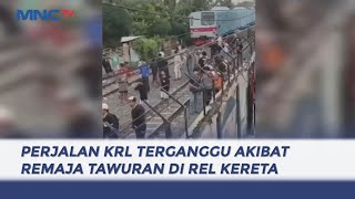Dua Kelompok Remaja Tawuran di Rel KA di Kampung Bahari, Tanjung Priok - LIP 28/07
