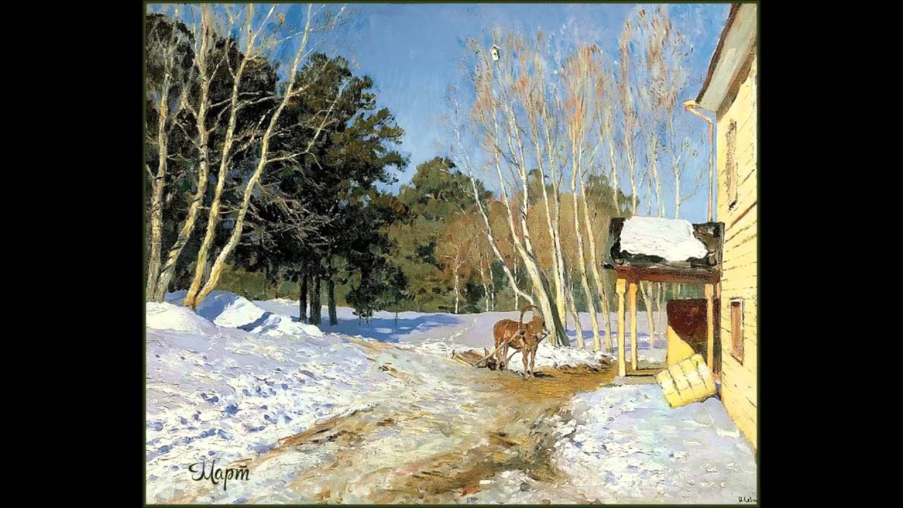 Пейзажи настроения И И Левитана - YouTube