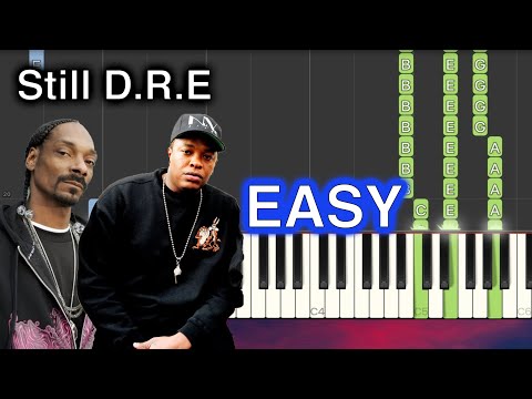 видео: Still D.R.E. - Dr. Dre ft Snoop Dogg EASY Piano Tutorial