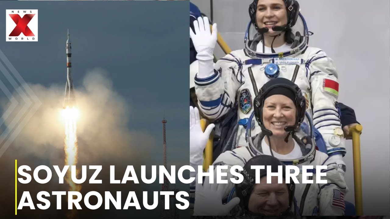 Russian Cosmonauts And NASA Astronaut Launch Successfully | NewsX World ...