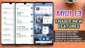 How To Install Miui 13 New Features | BATTERY DRAIN FIX With Automated Task | Miui 13 Music Widget