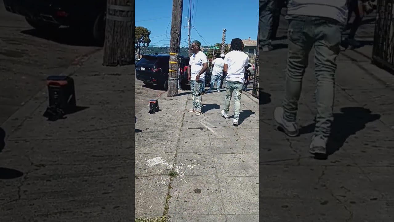 East Oakland outside shooting with  