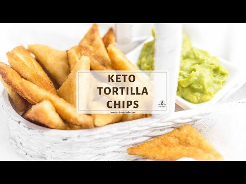 Crispy Keto Tortilla Chips Gluten-Free
