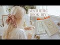 aesthetic book diy✨☁️ how to make ugly books look pretty and vintage | light academia vibes image