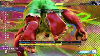 SF6 Season 1 Blanka 2 touch sequence into death all resources