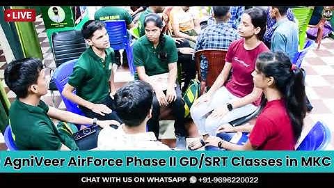 Airforce Phase - 2 GD/SRT Batch | Airforce Phase 2 Batch Course | GD/SRT Batch at MKC |