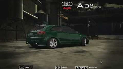 Need For Speed Most Wanted (2005) - Audi A3 3.2 Quattro Junkman Tuning