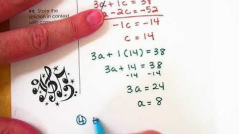 Video Notes Day 2 Linear Models Algebraically