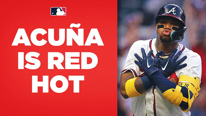 Ronald Acua Jr. has been SCORCHING OUT! The Braves...