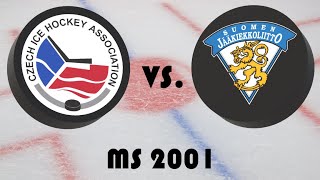Mistrovství světa v hokeji 2001 - Finále - Česko - Finsko