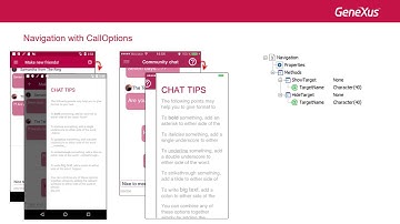 Possibility to open a screen in a drop-down window on the right