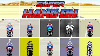 Super Hang-On - Versions Comparison (HD 60 FPS)