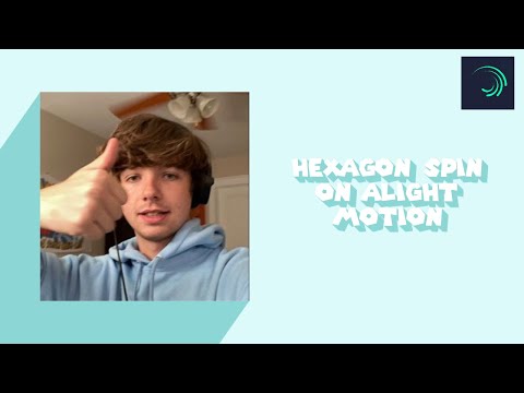 hexagon spin on alight motion