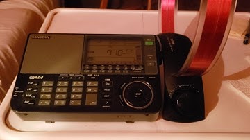 WOR 710 kHz New York Sangean ATS-909X Tecsun AN-200 mediumwave loop antenna