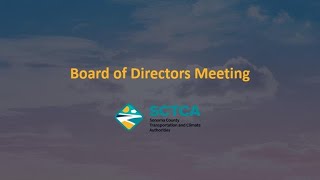 SCTCA Board Meeting, December 8, 2025