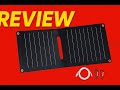 Review - VAUCOSUN Portable Solar Panel (5V 2A Max) with USB-A Port for Cell Phone, Fan, F
