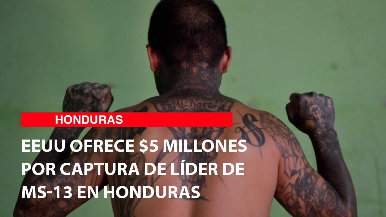 EEUU ofrece $5 millones por captura de líder de MS 13 en Honduras