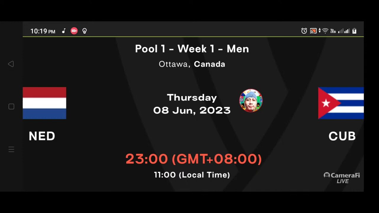 VNL 2023 Live Netherlands vs Cuba Volleyball Nations League Mens Live Scoreboard