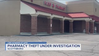 Pharmacy theft under investigation in Alabama